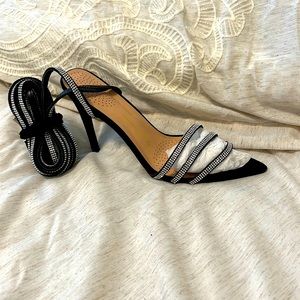 Diamond Strapped Heels